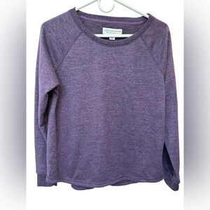 Live Love Lounge Sweater Women's Purple Pullover Outdoor Lightweight